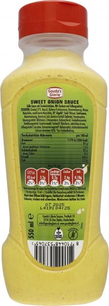 Gouda's Glorie Sweet Onion Sauce