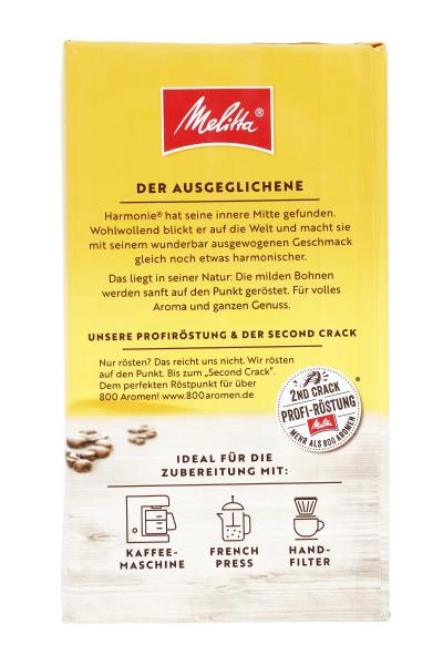 Melitta Harmonie Kaffee mild