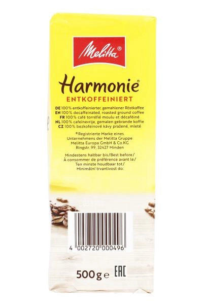 Melitta Harmonie Kaffee entkoffeiniert