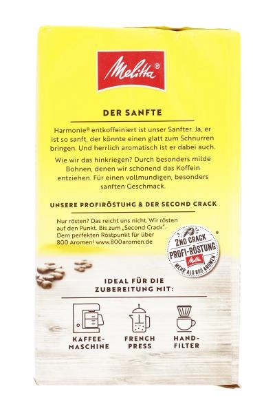 Melitta Harmonie Kaffee entkoffeiniert