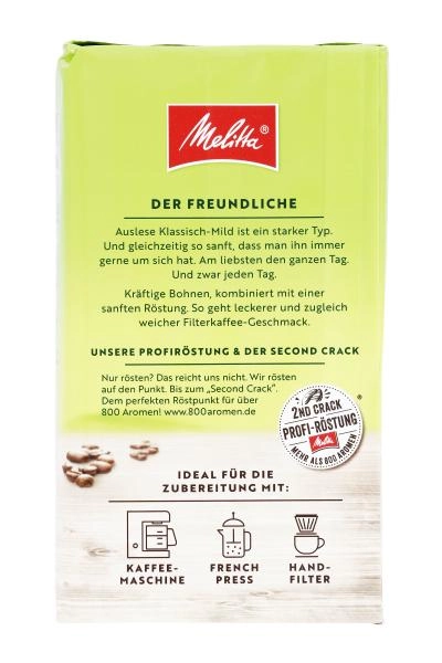 Melitta Auslese Kaffee klassisch mild