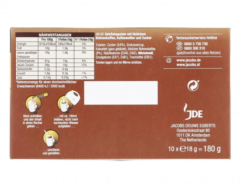 Jacobs Kaffeespezialitäten 3in1 Classic