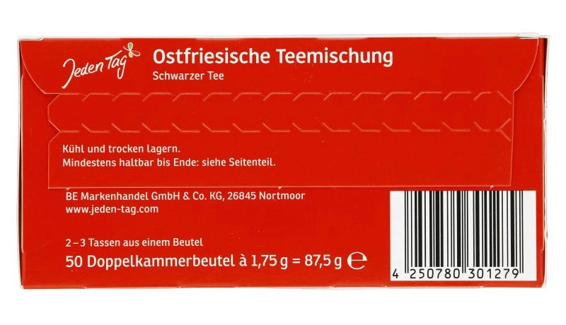 Jeden Tag Ostfriesische Teemischung