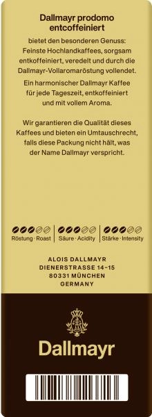 Dallmayr Prodomo Kaffee entcoffeiniert