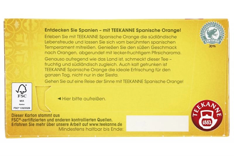 Teekanne Spanische Orange