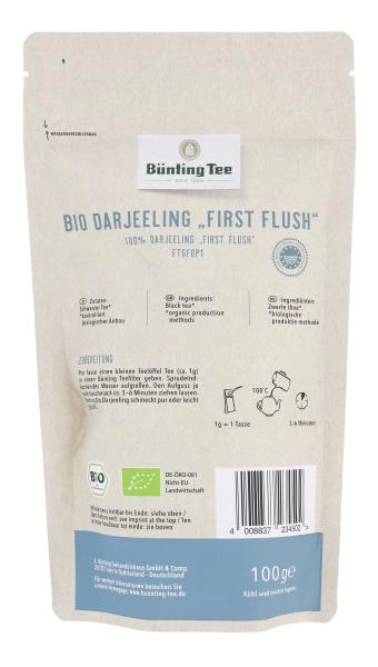 Bünting Tee Bio Darjeeling First Flush