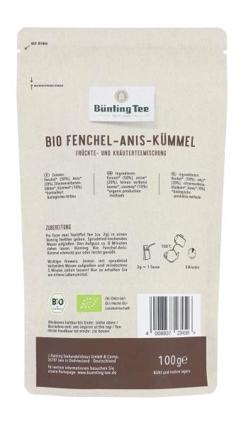 Bünting Tee Bio Fenchel-Anis-Kümmel