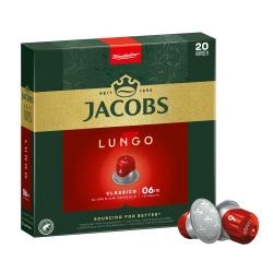 Jacobs Kaffeekapseln Lungo 6 Classico, 20 Kapseln