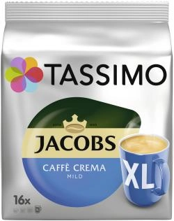 Tassimo Kapseln Jacobs Caffè Crema mild XL Becher, 16 Kapseln