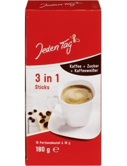 Jeden Tag 3in1 Kaffee Sticks