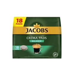 Jacobs Kaffeepads Crema Balance, 18 Senseo kompatible Pads