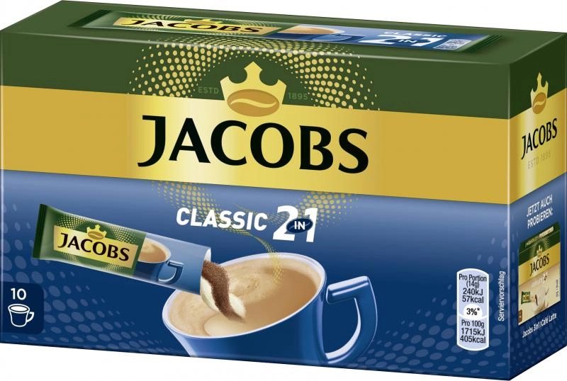 Jacobs Kaffeespezialitäten 2 in1 Classic