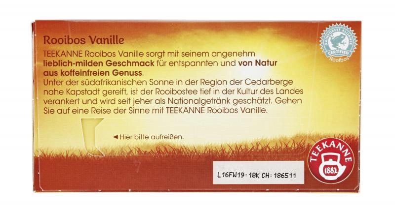 Teekanne Rooibos Vanille