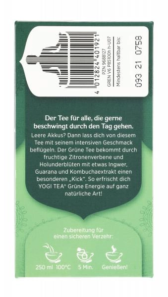 Yogi Tea Grüne Energie