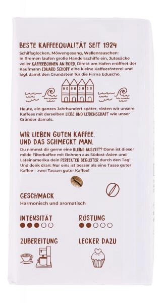 Eduscho Filterkaffee mild gemahlen