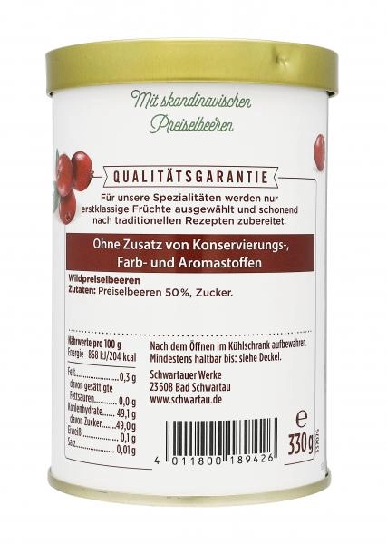 Schwartau Spezialitäten Wild Preiselbeeren