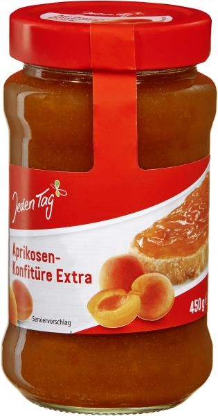 Jeden Tag Konfitüre Extra Aprikose