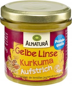 Alnatura Aufstrich Gelbe Linse Kurkuma