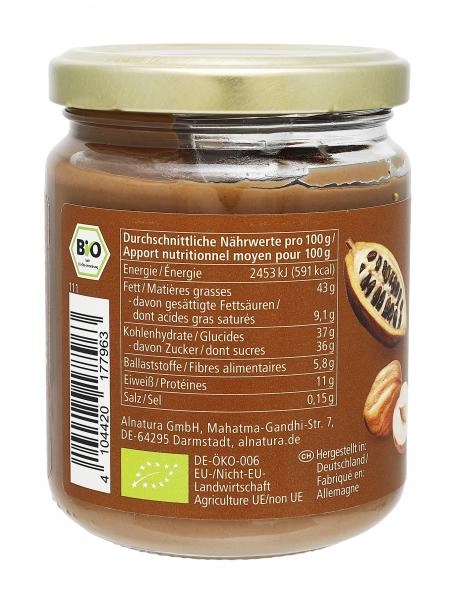 Alnatura Schoko-Nuss Creme