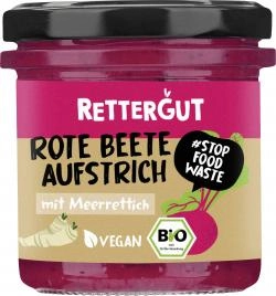 Rettergut Bio Rote Beete Aufstrich mit Meerrettich