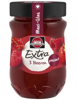 Schwartau Extra 3 Beeren passiert Maxi-Glas