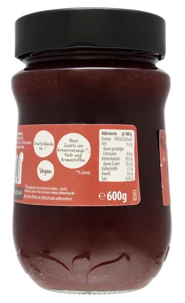 Schwartau Extra 3 Beeren passiert Maxi-Glas