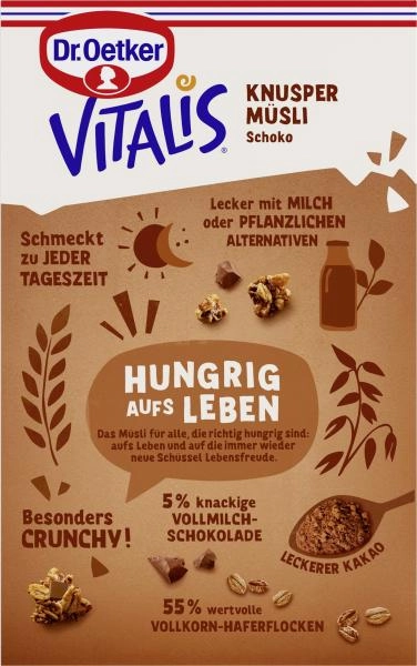 Dr. Oetker Vitalis Knusper Müsli Schoko