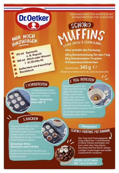 Dr. Oetker Schoko Muffins