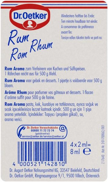 Dr. Oetker Backaroma Rum