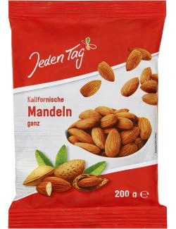 Jeden Tag Kalifornische Mandeln ganz