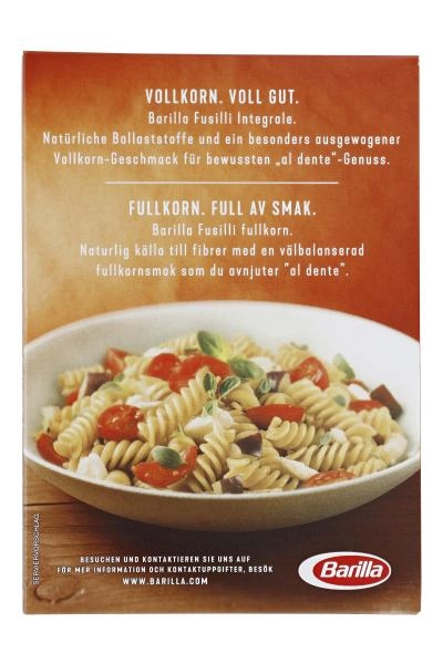 Barilla Pasta Integrale Vollkorn Fussili