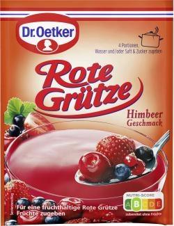 Dr. Oetker Rote Grütze Himbeer Geschmack