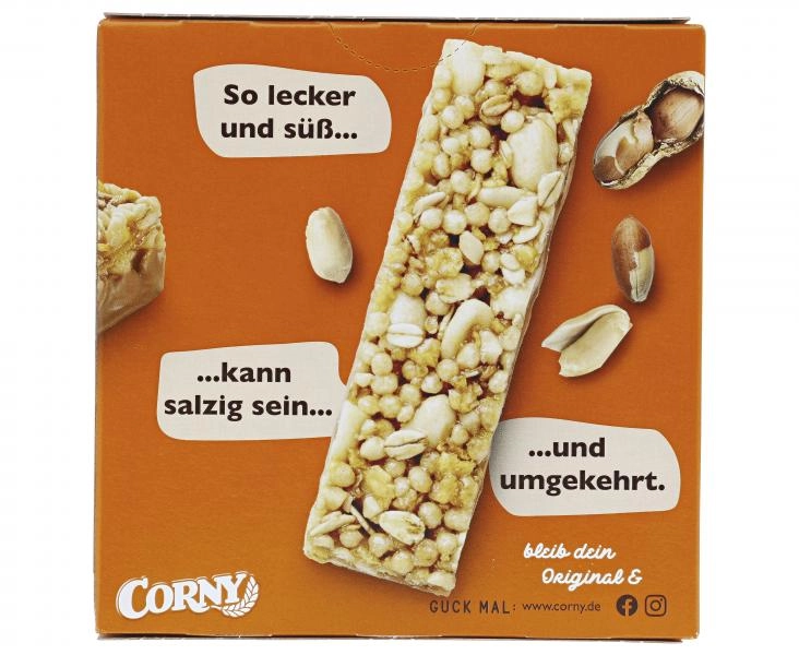 Corny Müsli Riegel Erdnuss süß & salzig