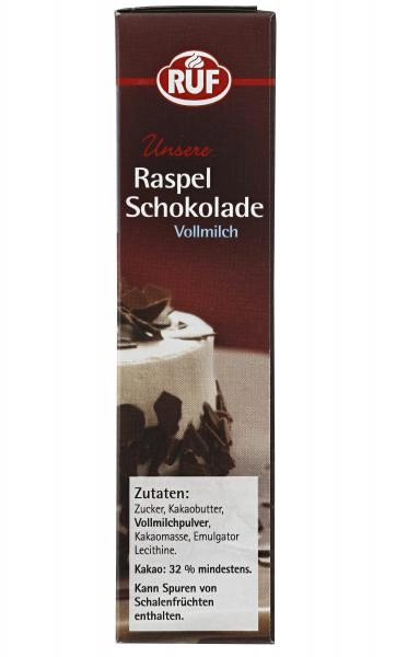 Ruf Raspel Schokolade Vollmilch