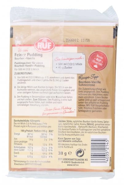 Ruf Puddingpulver Bourbon Vanille