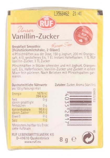 Ruf Vanillin-Zucker