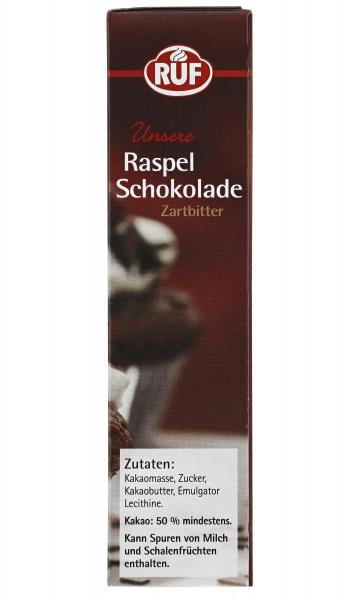 Ruf Raspel Schokolade Zartbitter