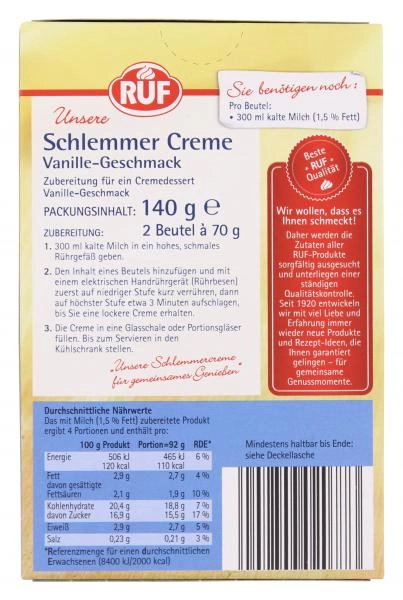 Ruf Schlemmercreme Vanille Geschmack