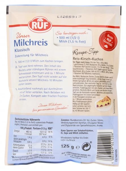 Ruf Milchreis klassisch