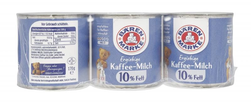 Bärenmarke Ergiebige Kaffee-Milch 10% Fett