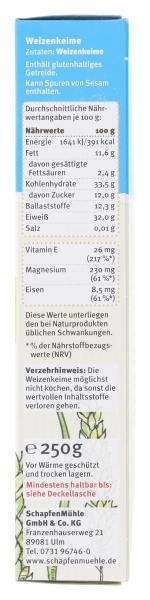 Schapfenmühle Weizenkeime premium