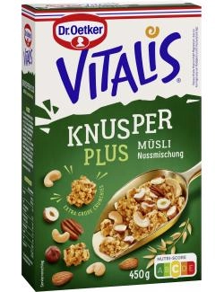 Dr. Oetker Vitalis Knusper Plus Müsli Nussmischung