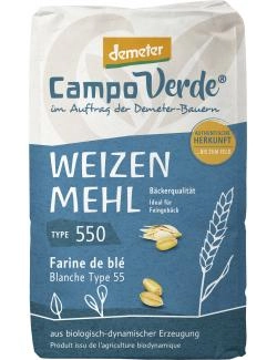 Campo Verde Demeter Weizenmehl Type 550