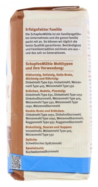 Schapfenmühle Weizen Vollkornmehl