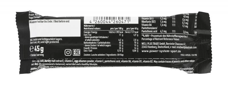 Power System 35% Protein Snack Power Joghurt Geschmack