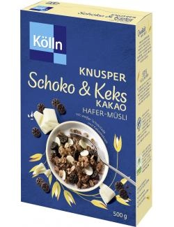 Kölln Müsli Knusper Schoko & Keks Kakao