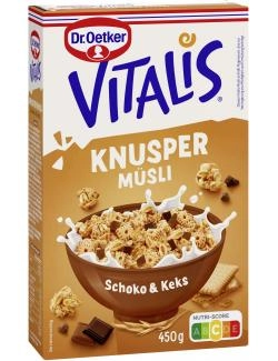 Dr. Oetker Vitalis Knusper Müsli Schoko & Keks