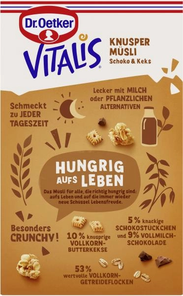 Dr. Oetker Vitalis Knusper Müsli Schoko & Keks