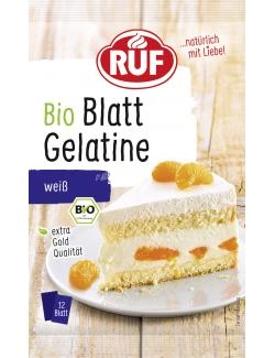 Ruf Bio Blatt Gelatine weiß