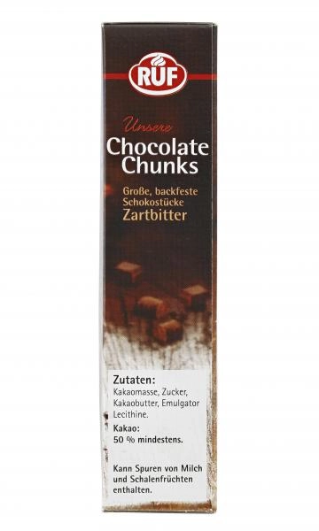 Ruf Chokolate Chunks Zartbitter XXL